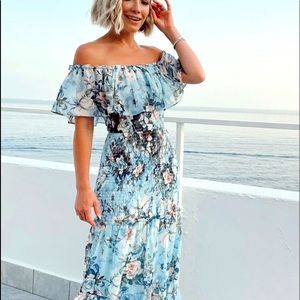 Baltic Born Almalfi smocked maxi dress